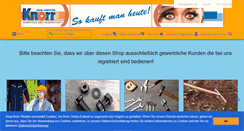 Desktop Screenshot of knorr24.de
