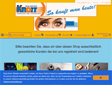 Tablet Screenshot of knorr24.de